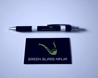Green Glass Ninja Ink Pen