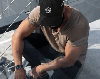 KAMO Hat White Logo w Left-Side Lettering