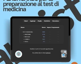 Flashcards per test di medicina