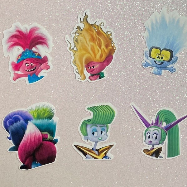 Trolls Band Together Brozone Party Decoration Stickers (24 Count)