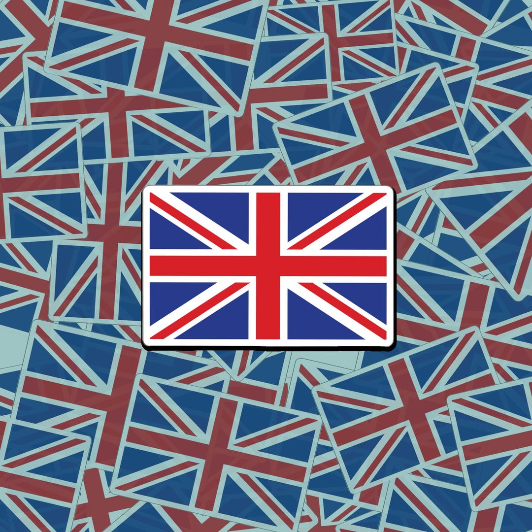 UK Flag Sticker | British Culture | Travel to UK | Learn English ...
