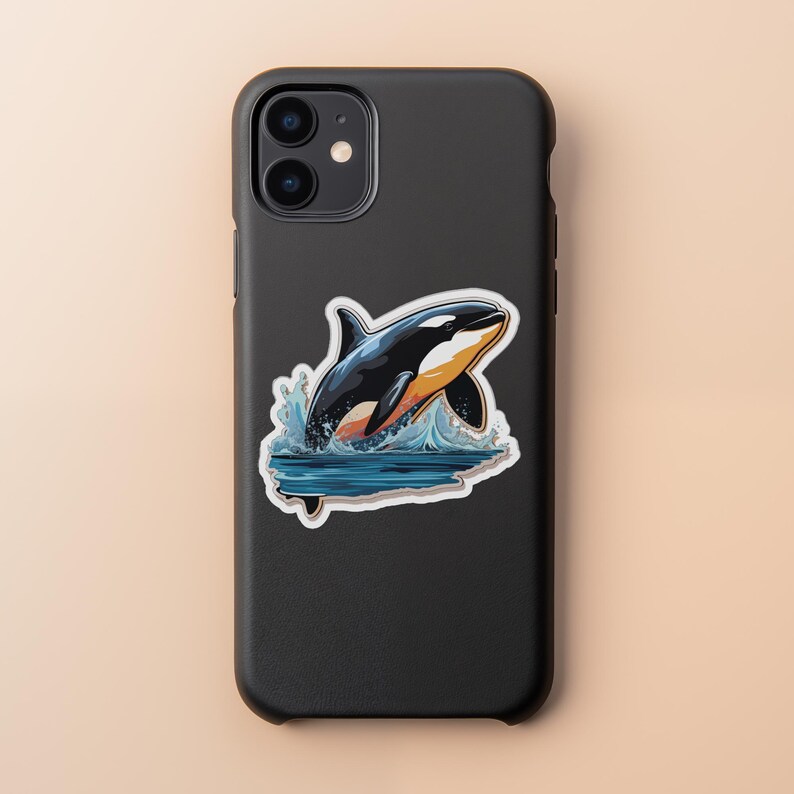 🐋 ORCA Save The Whales Tilikum Vinyl Decal – Choose Size & Color, For Car, Wall, Laptop, USA Made