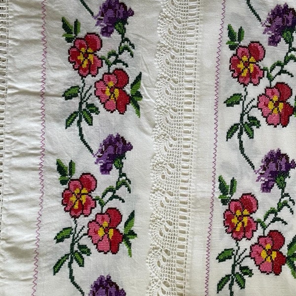 Hand Embroidered Towel