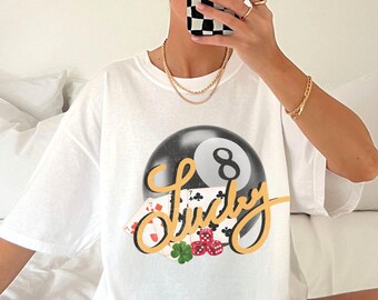 Lucky Shirt, Vintage Shirt, Sarcastic Shirt, Trendy Shirt, 90s Shirt, Funny Shirt, Vintage Tshirt, Retro Shirts, Graphic Tee, Y2K Top