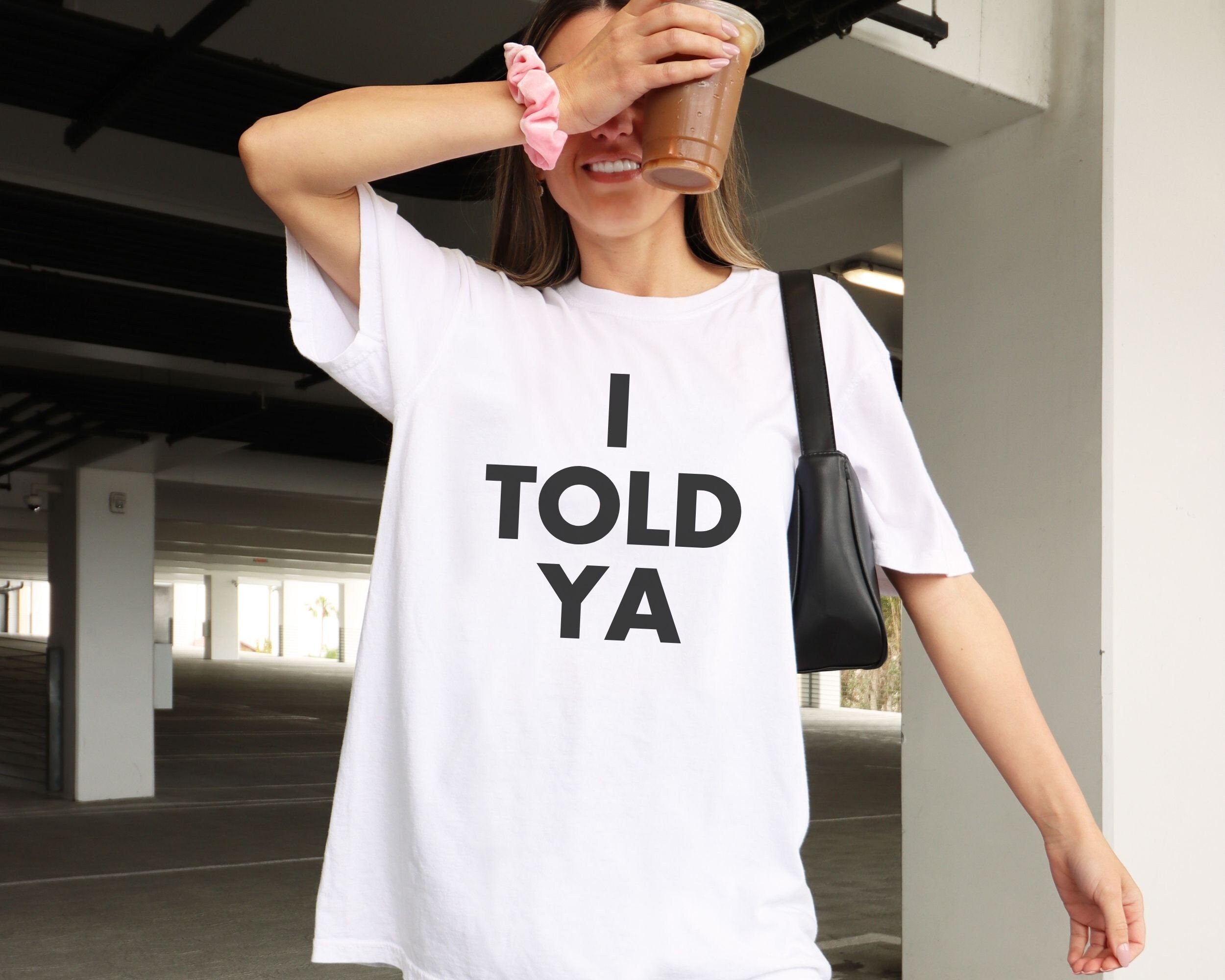 I Told Ya Shirt, as Worn by Zendaya and JFK Jr - Challengers Tee Movie - UK