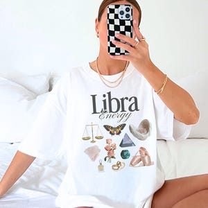 Libra Shirt, Astrology Shirt, Zodiac Sign Shirt, Y2K Top, Graphic Tee, Astrology Zodiac Sign Gifts, Yoga Shirt, Trendy Shirt, Zodiac Tshirt