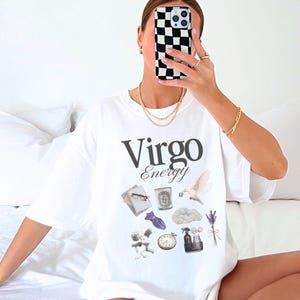 Virgo Shirt, Astrology Shirt, Zodiac Sign Shirt, Y2K Top, Graphic Tee, Astrology Zodiac Sign Gifts, Yoga Shirt, Trendy Shirt,  Zodiac Shirt