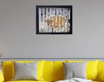 Floral Focus Agamograph: Group to Single Chrysanthemum Flower Kinetic Art in 8" x 10" Frame