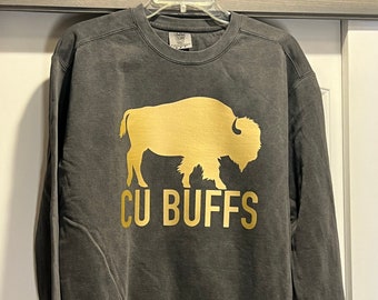Women’s CU Buffs Gold Buffalo Vintage Sweatshirt