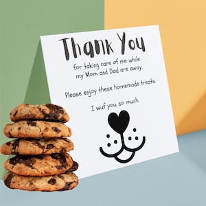 Pet sitter gift, Dog sitter gift, Dog thank you, Thank you gift dog, Dog sitter, Dog sitter thank you, Pet sitter thank you, Thank you gift