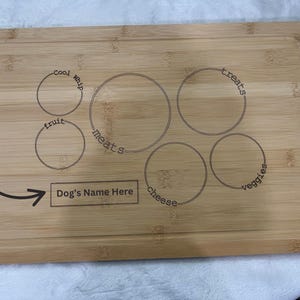 Barkuterie Board, barkuterie, dog charcuterie, dog charcuterie board, personalized barkuterie, custom cutting board dog, carving board