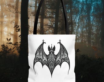 Bolso de mano con forma de murciélago gótico, bolso de hombro espeluznante para Halloween, bolso de mano con forma de murciélago vampiro oscuro, bolso de mano gótico espeluznante, bolso de bruja, bolso de mano con forma de murciélago y calavera