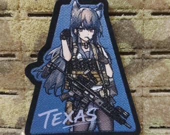 Arknights Texas By Kuroinu9 l Military Morale Anime Patch l [Freefan Co]
