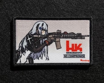 Girls 'Frontline HK416 By Kuroinu9 Aufnäher, MilitärMoral