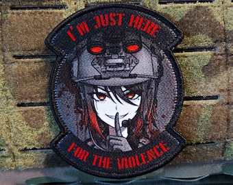 Gen1 Mikhail_N762l OC Mikoto l Militär Moral Anime Patch l SCHWARZ l