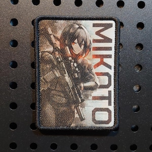 Mikoto av MN762 – Konst av ArkticW | Militär Anime Morallapp