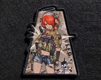 Arknights Exusiai By Kuroinu9 l Military Morale Anime Patch l [Freefan Co]