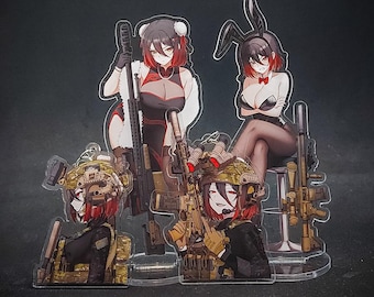 Mikhail_N762 l OC Mikoto l Anime Figurka akrylowa l Podstawka l Brelok akrylowy