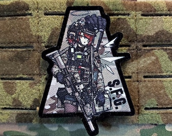 Arknights Exusiai By Kuroinu9 l Military Morale Anime Patch l [Freefan Co]