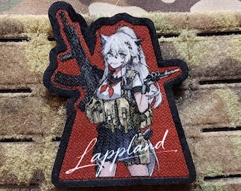 Arknights Lappland By Kuroinu9 l Military Morale Anime Patch l [Freefan Co]