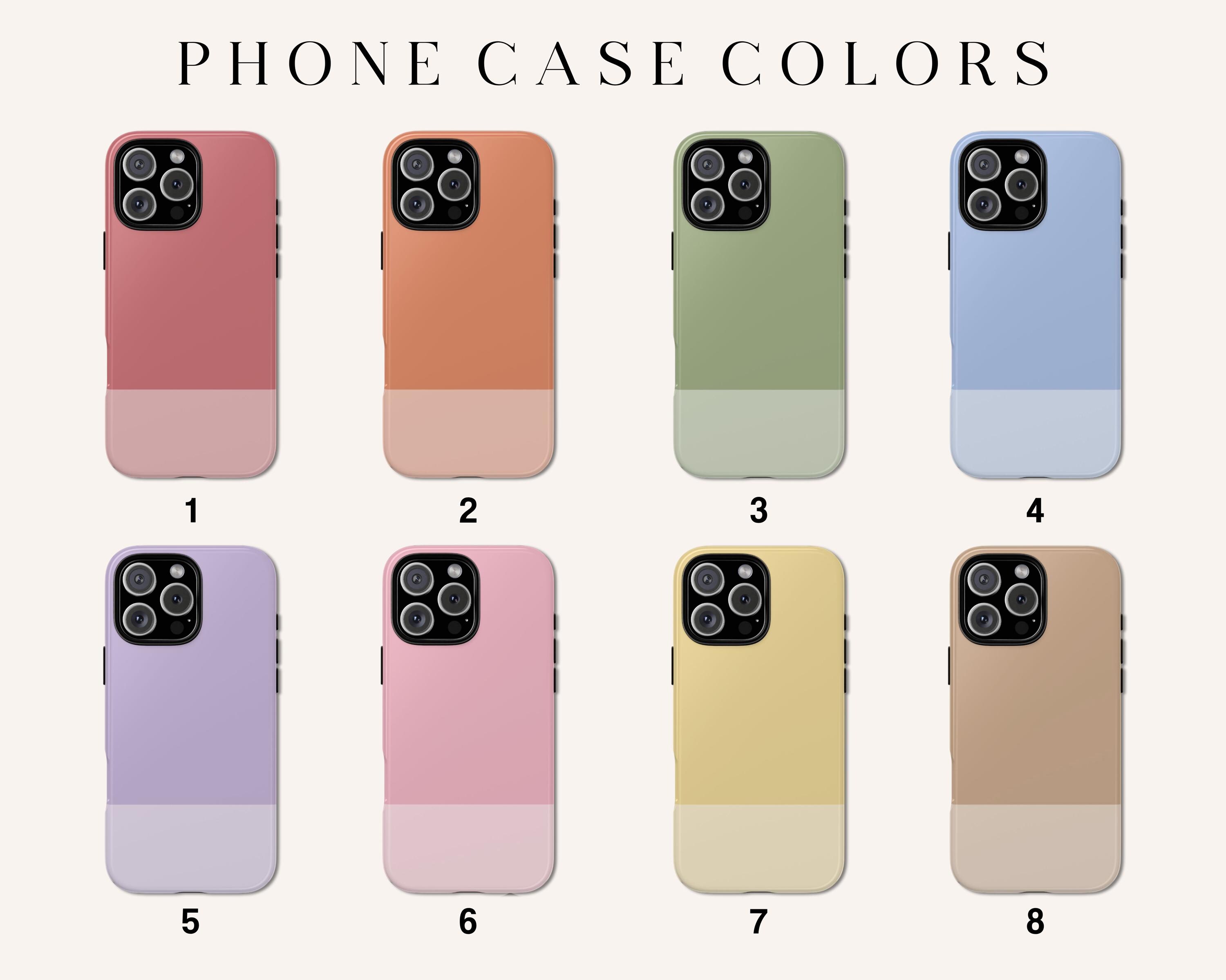 Pastel Color Block Magsafe iPhone Case, Cute Minimalist iPhone 16 15 14 ...
