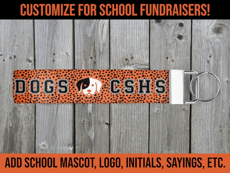 Orange and Black Backgrounds for Sublimation of Keychain Wristlets ...