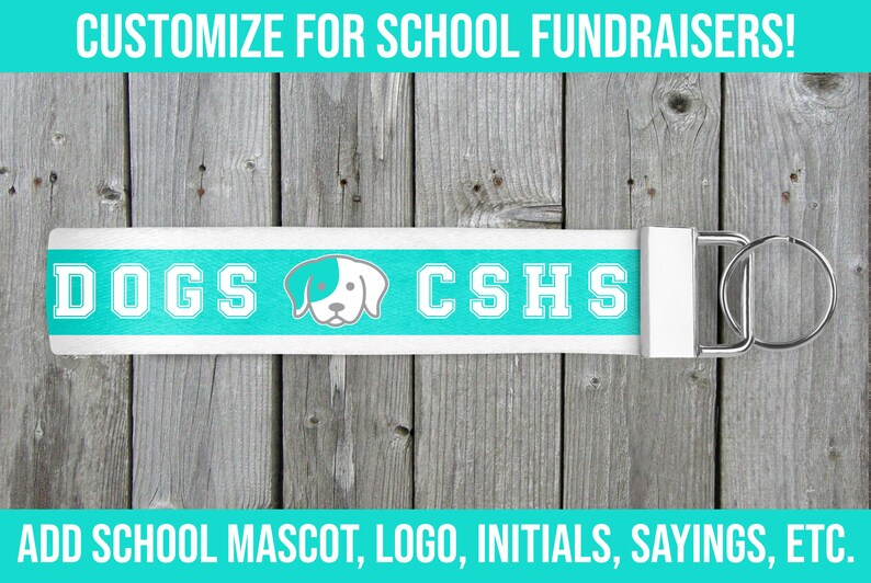 Teal and White Backgrounds for Sublimation of Keychain Wristlets ...