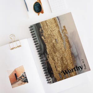 Elegant Motivational Christian Spiral Notebook, Thoughtful Gift, Inspiration for Home, School, or Office Use, Perfect for [...]