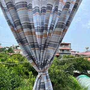 Custom Sunbrella Outdoor Curtains: Waterproof Balcony Drape