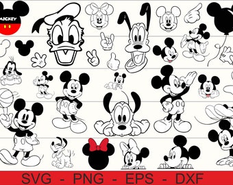 Mickey Mouse Svg Bundle Layered Head Svg, Tumbler Mug svg files for Cricut, SVG Files For Cricut, Svg,Dxf,Png,Birthday tshirt svg