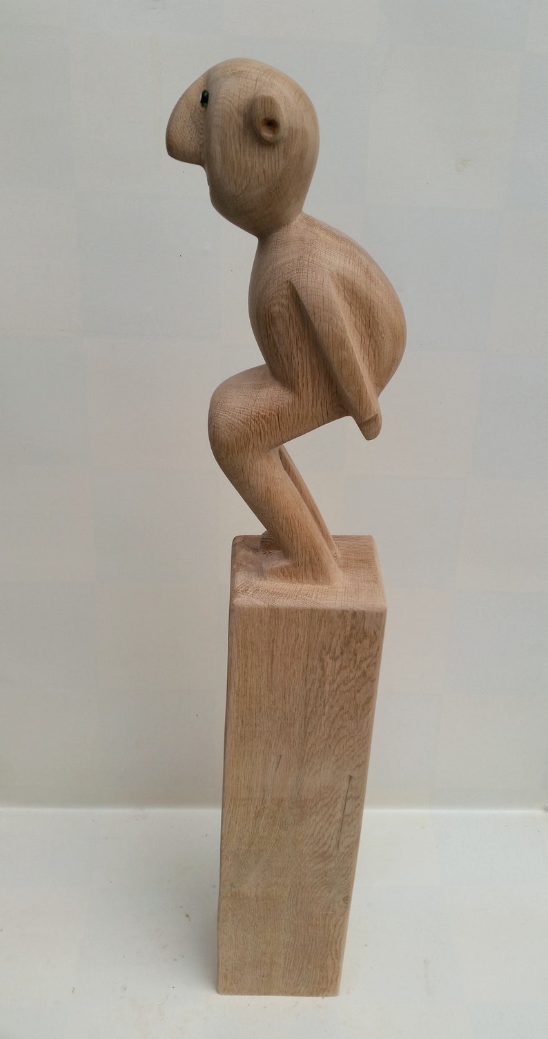 Skulptur , Holz Figur , Menschenfigur Bild 2