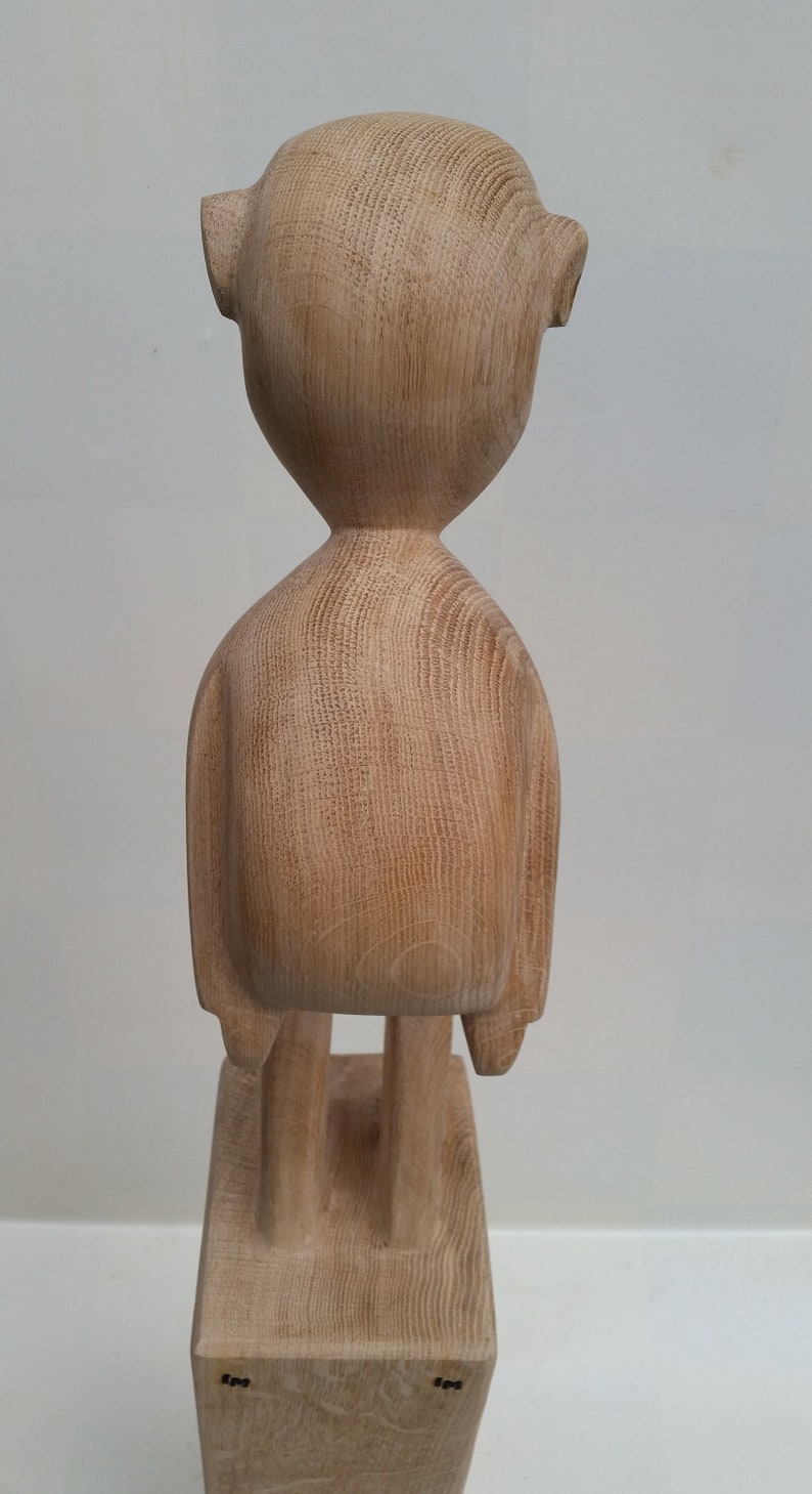 Skulptur , Holz Figur , Menschenfigur Bild 8