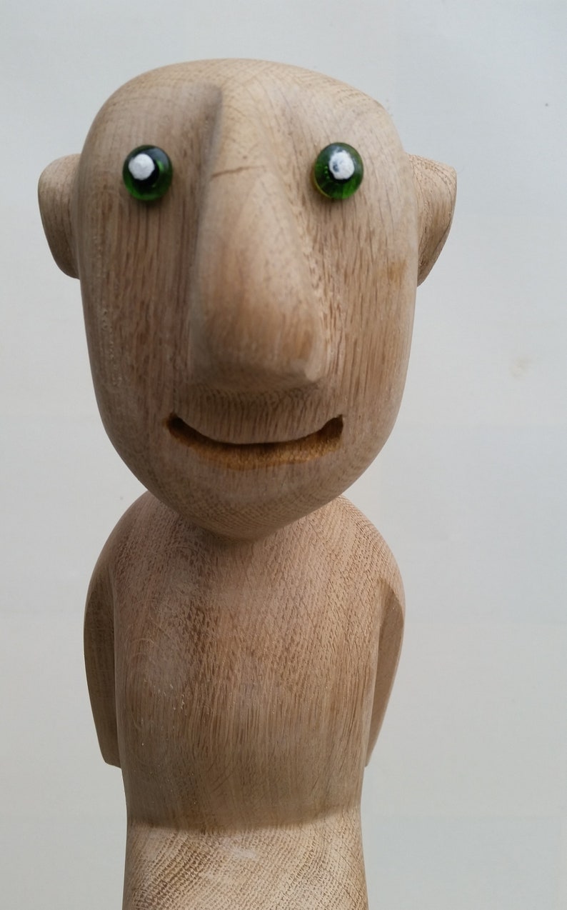 Skulptur , Holz Figur , Menschenfigur Bild 9