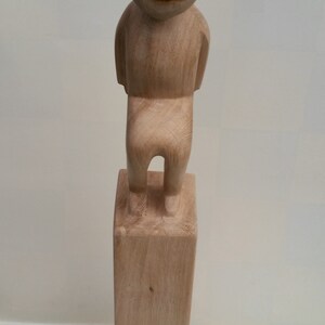 Skulptur , Holz Figur , Menschenfigur Bild 4