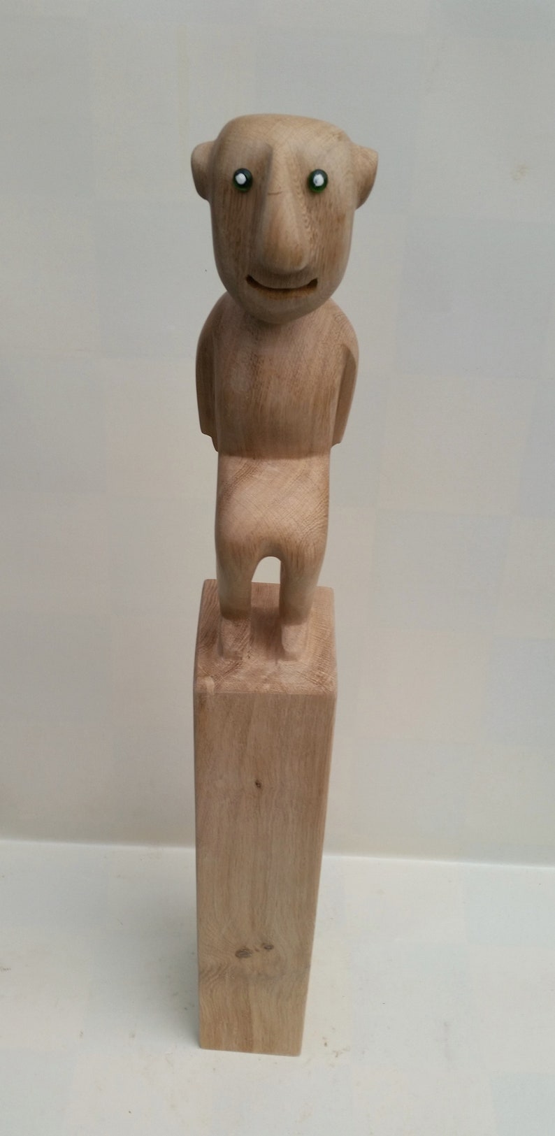 Skulptur , Holz Figur , Menschenfigur Bild 4