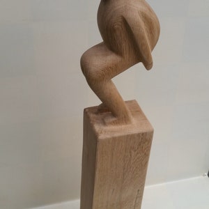 Skulptur , Holz Figur , Menschenfigur Bild 3