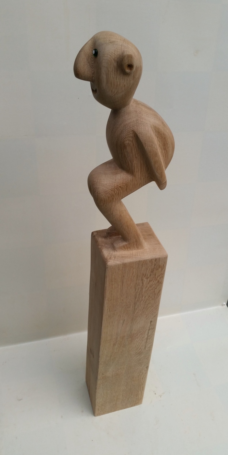 Skulptur , Holz Figur , Menschenfigur Bild 3