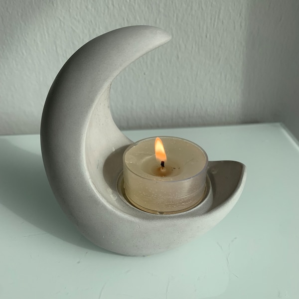 Teelichterhalter " Madan" / Mondsichel / Teelichter / Mond / Keraflott / Moon / Homedecor / Dekoration