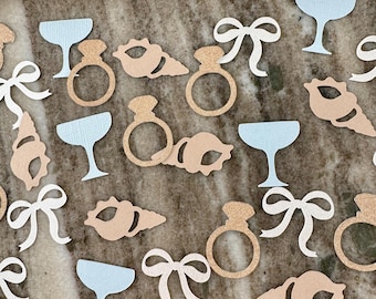 The Summer I Turned Married Confetti: Bachelorette Table Decor