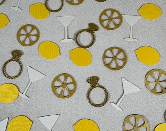 She Found Her Main Squeeze Confetti: Bridal Shower Table Decor