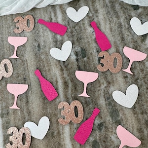 Heart Birthday Confetti: Custom Table Scatter