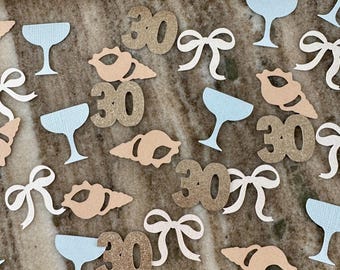 The Summer I Turned [Age] Confetti: Custom Birthday Table Scatter