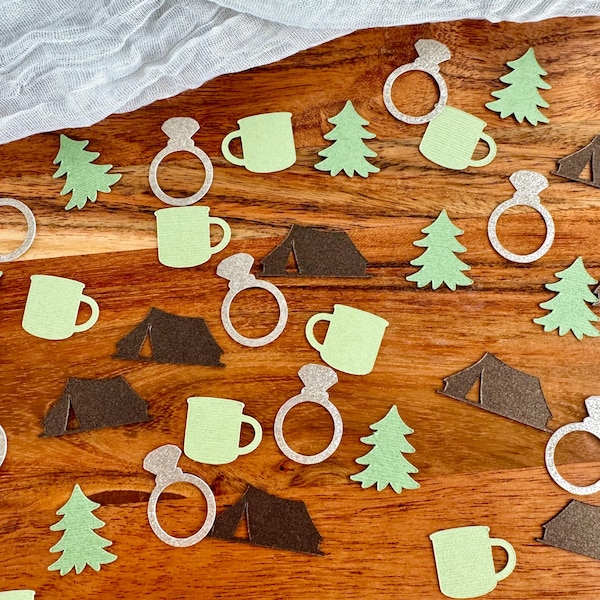 Camp Bach Confetti: Bachelorette Table Scatter