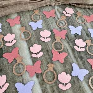 Butterfly Confetti: Bridal Shower Table Decoration, Custom Colors