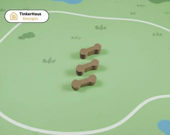 Train Track connector joint for Brio Ikea Lidl Playtive (male-male) (Batch of 3)