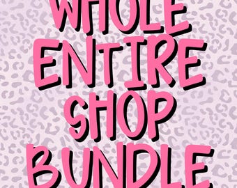 Whole Entire Shop Bundle, Sublimation, Google Drive, Christian Png, Kids Png, Alphabet Letters, Life Time Access, Huge Mega Bundle, Png Svg
