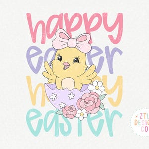 Digitale Buona Pasqua PNG SVG Sublimazione Cricut File di taglio Impilati Donne Bambina Bambini Coquette Fiocco Retro Trendy Grafica Design Stampabile