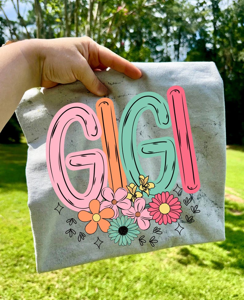 Paquete floral de mamá y abuela PNG, Tía floral PNG, Día de la Madre PNG, Camisa de Nana PNG, Flor de Mimi PNG, Gigi Floral PNG, Primavera PNG, Manualidades imagen 5