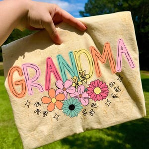 Paquete floral de mamá y abuela PNG, Tía floral PNG, Día de la Madre PNG, Camisa de Nana PNG, Flor de Mimi PNG, Gigi Floral PNG, Primavera PNG, Manualidades imagen 7