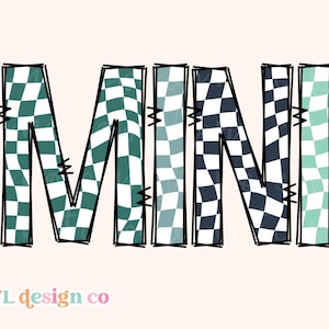 Family Matching Mini Doodle Checker PNG Sublimation, Kids Sublimation for Boys Retro Toddler Little Boy Graphic Digital Design Download